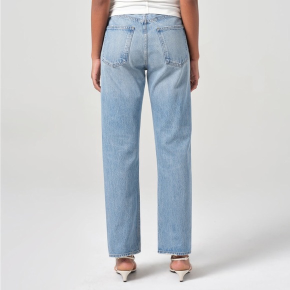 New AGOLDE 90'S Pinch Waist High Rise Straight Sz 30 In Infinite Capsule Staple - Picture 2 of 13